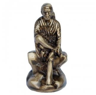 Sai Baba metal statue