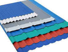 Steel Roofing Sheet, Color : Blue, Red, White, Green
