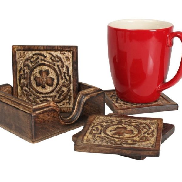 Store Indya Wooden Coasters, Feature : Eco-Friendly