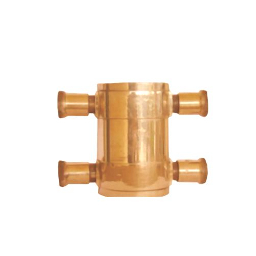 Brass Double Female Adapter, Color : Golden