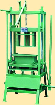 Hand Operated Double Concrete Block Making Machine