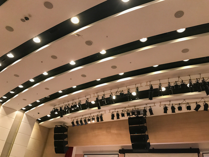Auditorium Designer Ceiling Installation