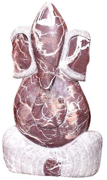 Huge Lord Ganesha of Stone Modern Art