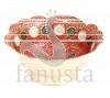 Red Molted Brass Decorative Bowl, Color : Multicolor