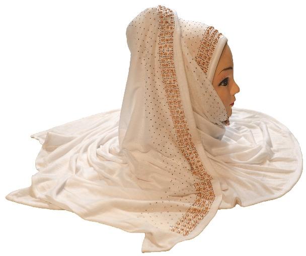 Justkartit White Color Soft Hosiery Cotton Hijab Dupatta For Women