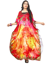 Ladies Casual Daily Wear Printed Ankle Length Kaftans
