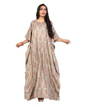 Long Printed Rayon Soft Cotton Kaftan Kurtas