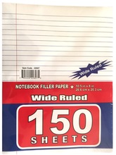 150 Sheets Wide Rule Filler paper