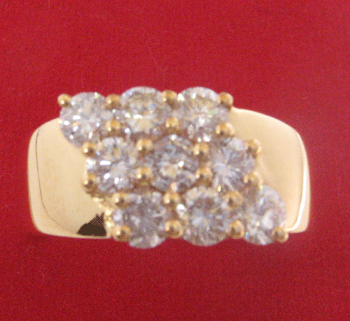 Yellow Gold Ring With Diamond