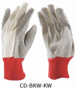 Full Finger Canvas Dotted Gloves, Size : Medium