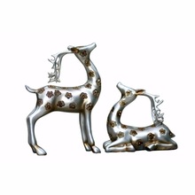 Handicraft designer deer pair
