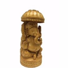 Handicraft wooden lord Ganesha