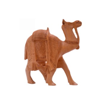 WOODEN CARVING CAMEL