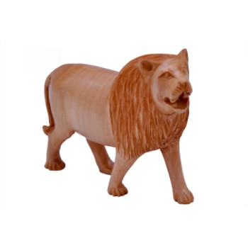 wooden lion