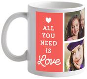 Ceramic Personalised Valentine Mug, for Coffee, Capacity : 330ml