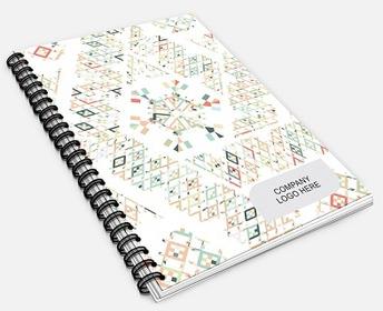 Quirky Design Pattern Corporate Stationery Notebook