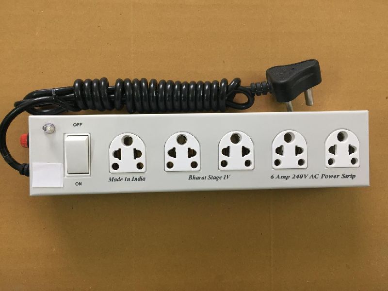 Ceramic 5 Socket Power Strip, Feature : 4 Times Stronger, Easy To Use Shocked Proof