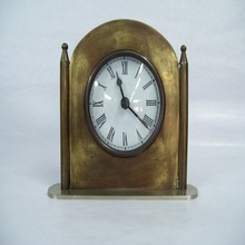 Antique brass table clock, for Living Room