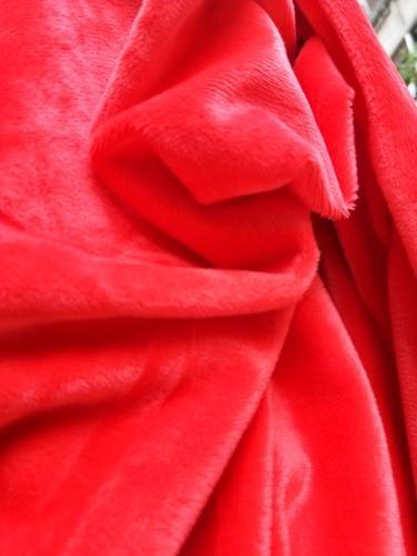 Red Velboa Fur Fabric, Pattern : Plain - A A International, Delhi, Delhi