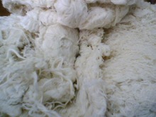White Cotton Hard Waste