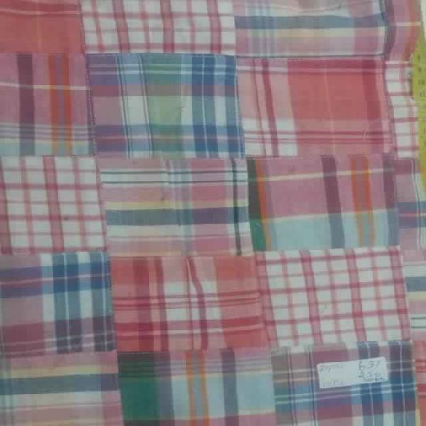 Madras Cotton Patchwork Fabric