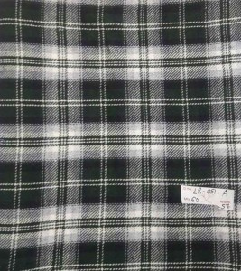 Cotton tartan flannel fabric, Width : 57/58″
