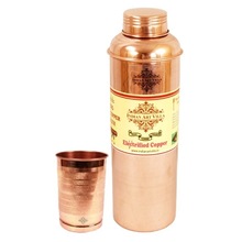 Copper plain bottle and Glass, Feature : Eco-Friendly