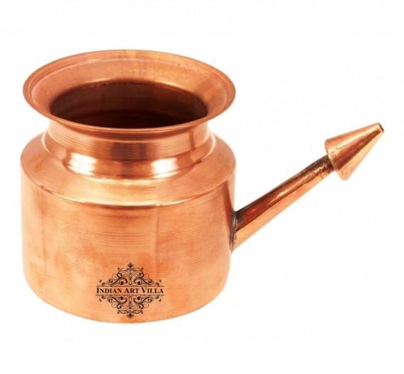 Copper Plain Design Netipot Ramjhara 350 ML