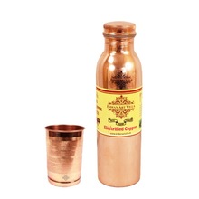 Indian art villa copper bottle