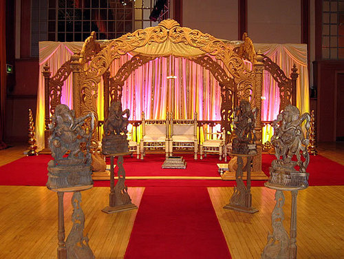 Lord Ganesha Style Wedding Mandap, Feature : Impeccable Finish