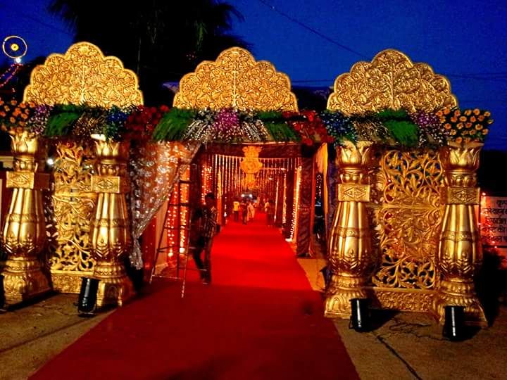 Antique South Indian Wedding Entrance Gate