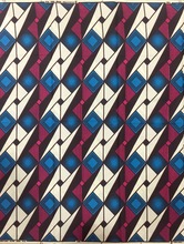 AFRICAN REAL WAX PRINT FABRIC, for Bag, Bedding, Cover, Curtain, Dress, Garment, Home Textile, Pillow