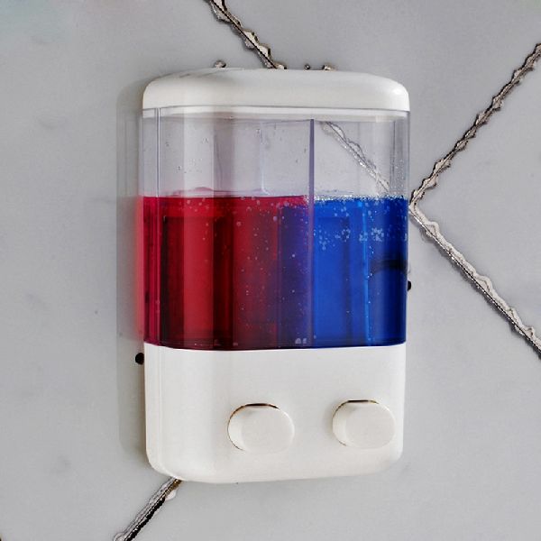 1000Ml Portable Suction Double Wall Mounted Shampoo Soap Dispenser - PLSOPD