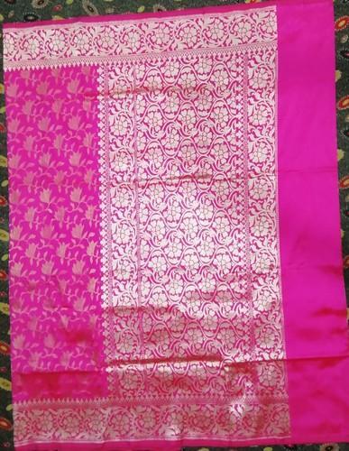 Pure Silk with Matlic Zari Kataan Cutwork Saree