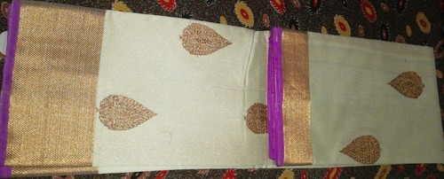 Acrylic Cotton Sarees, Saree Length : 6.3 m (with blouse piece)