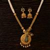 Antique Peacock Pendant Set With Gold Plating