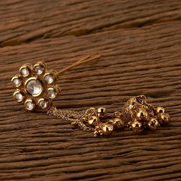 Kundan Hair Brooch