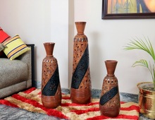 Terracotta Floor Vase