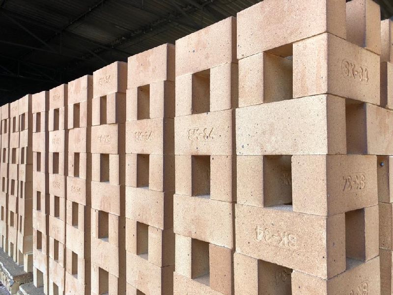 Square High Alumina Bricks, for Partition Walls, Floor