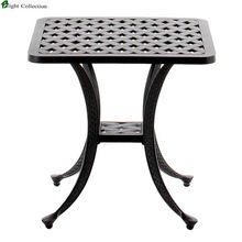 Aluminum Side Table Polished