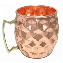 HANDGRIP copper mug with logo, for Drinking, Style : GIFT BOX