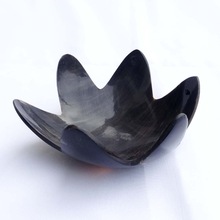 Bright Collection Horn Decorative Bowl Lotus
