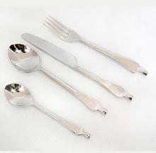 solid handle stainless steel cutlery set