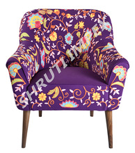 Wooden Embroidery Sofa Arm Chair, Feature : Eco-friendly