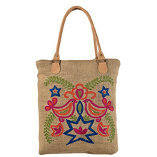 Shruti Impex Embroidery Tote Bag, Size : 40*10*40cm