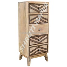 Wood Handmade cabinet, Color : Natural