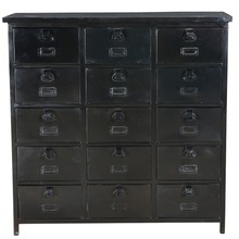 Shruti Impex Indian Storage Cabinet, Color : Black Painted