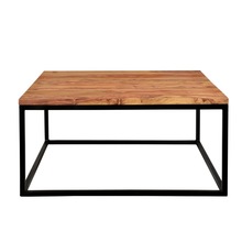Wooden + Metal Mango Wood Coffee Table, Feature : Eco-friendly