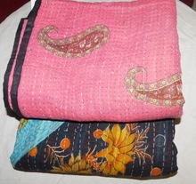 Shruti Impex Vintage Kantha Quilts, Feature : Eco-friendly