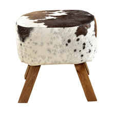 Wooden Fabric Foot Stool
